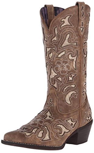 Laredo Women's Sharona Western Boot, Tan, 9 M US