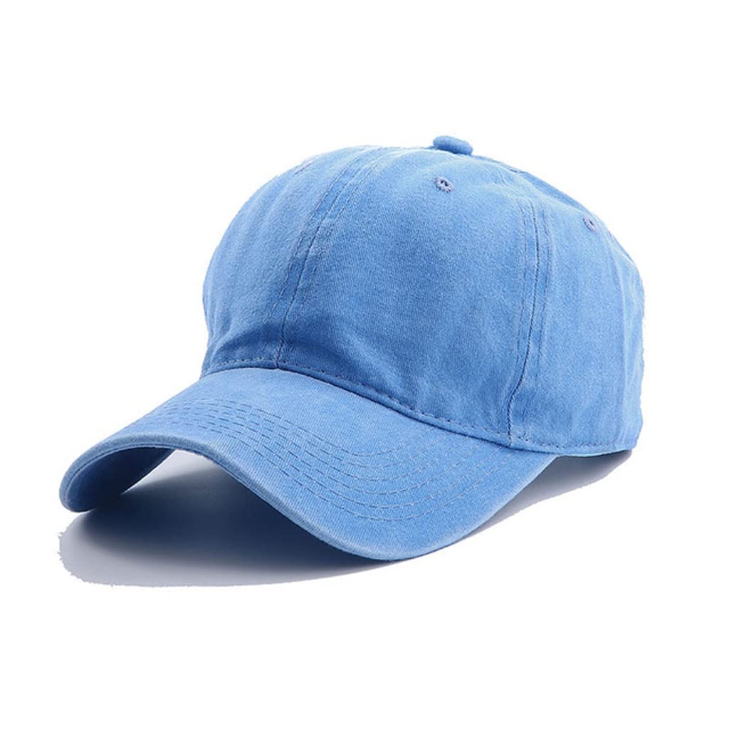 Casquette de baseball coton léger style simple chapeau été respirant variante D