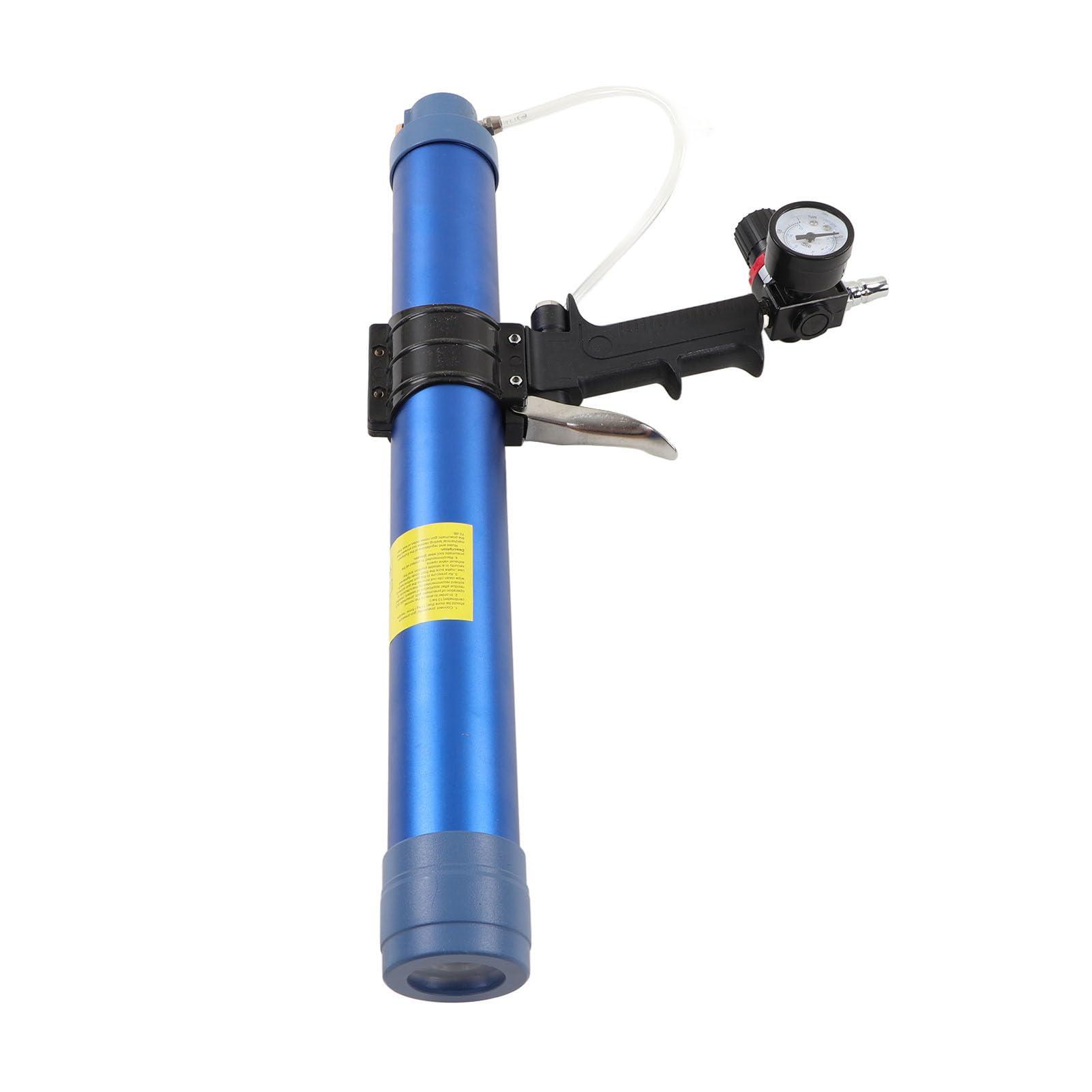 Fafeicy 1/4in Pneumatyczny Pistolet do Kleju do Szkła z Manometrem, z regulowaną prędkością, Narzędzie Uszczelniaczy 600 Ml Dekoracji Budynków Paneli Słonecznych