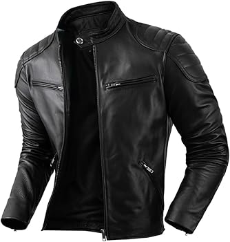 Amazon | [Xpciaga] レザージャケット メンズ 本革 革ジャン☆丈夫で