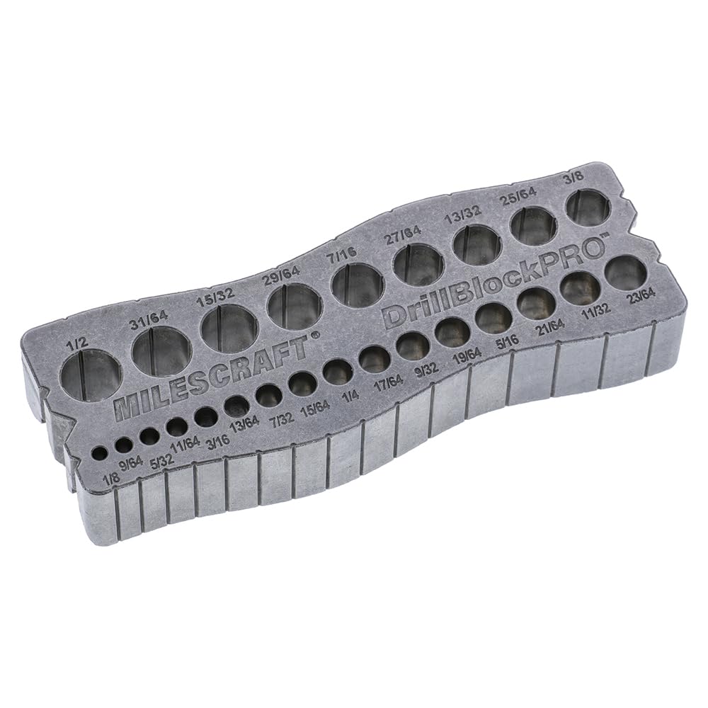 Milescraft Drill Block PRO - 25 Drill Guides -1 Milescraft Drill Block PRO - 25 Drill Guides -1