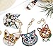 5D DIY Key Chains Diamond Painting Paint by Numbers Kits Full Drill Special Shape Diamond Painting Pendant for Art Craft Key Ring Phone Charm Bag Decor(9 Pack) ¡­