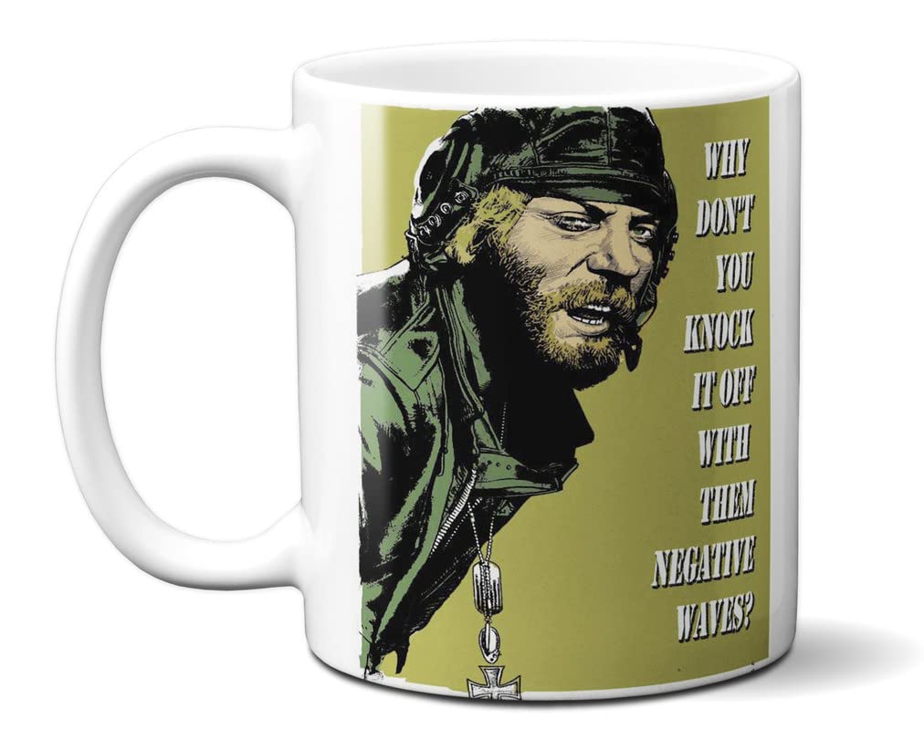 Gift InsanityGift Insanity Kelly's Heroes ODDBALL Why Don't You Knock it Off with Them Negative Waves? - 11oz Ceramic Mug `, White