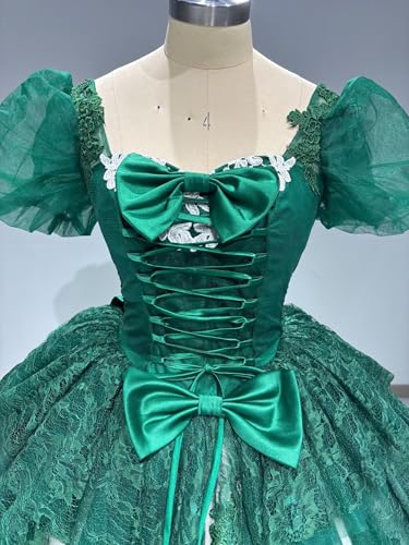 Mauuwy Gothic Victorian Quinceanera Dresses Sweetheart Corset Ruched Skirt Vintage 15 Dresses for Quinceanera Lace XV Dress2