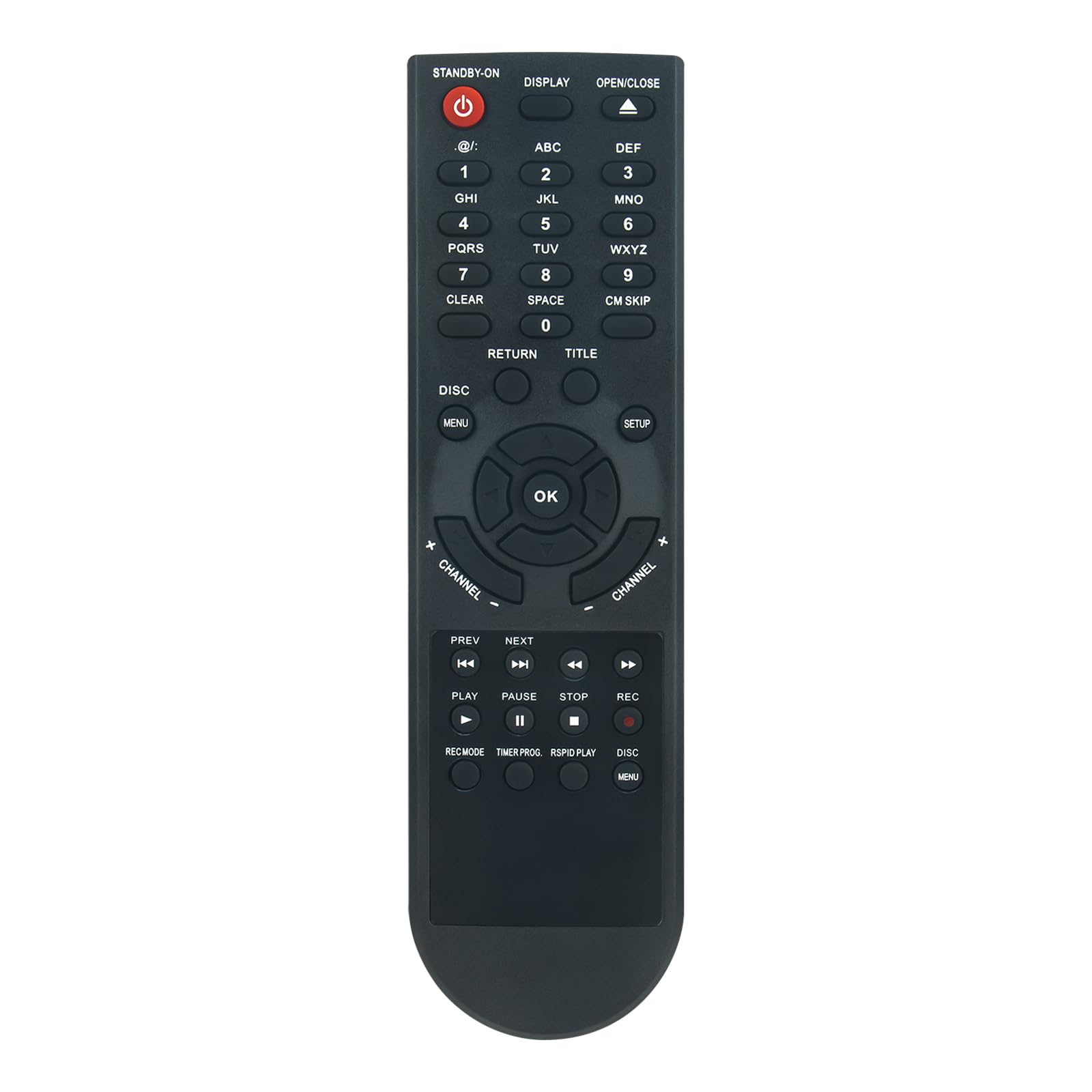 NA471 PERFASCIN Replace Remote Control Fit for Magnavox Mwr10d6 DVD Recorder Unit MSR9006 CMWR10D6