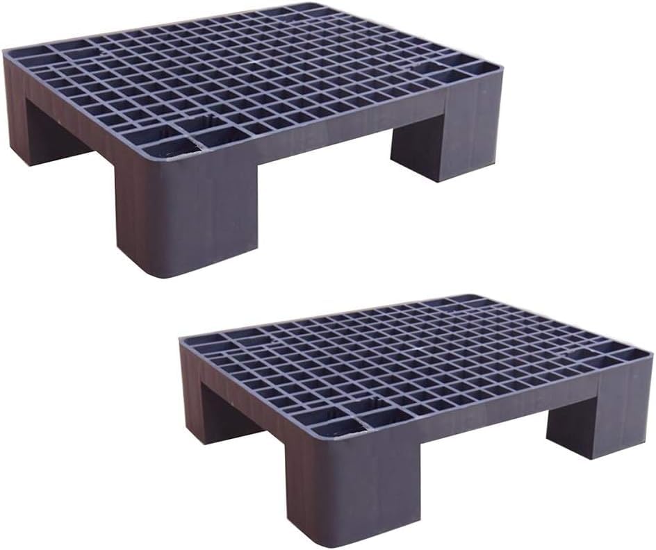 Étagère de rangement en palettes plastique pour jardin et abri extérieur
