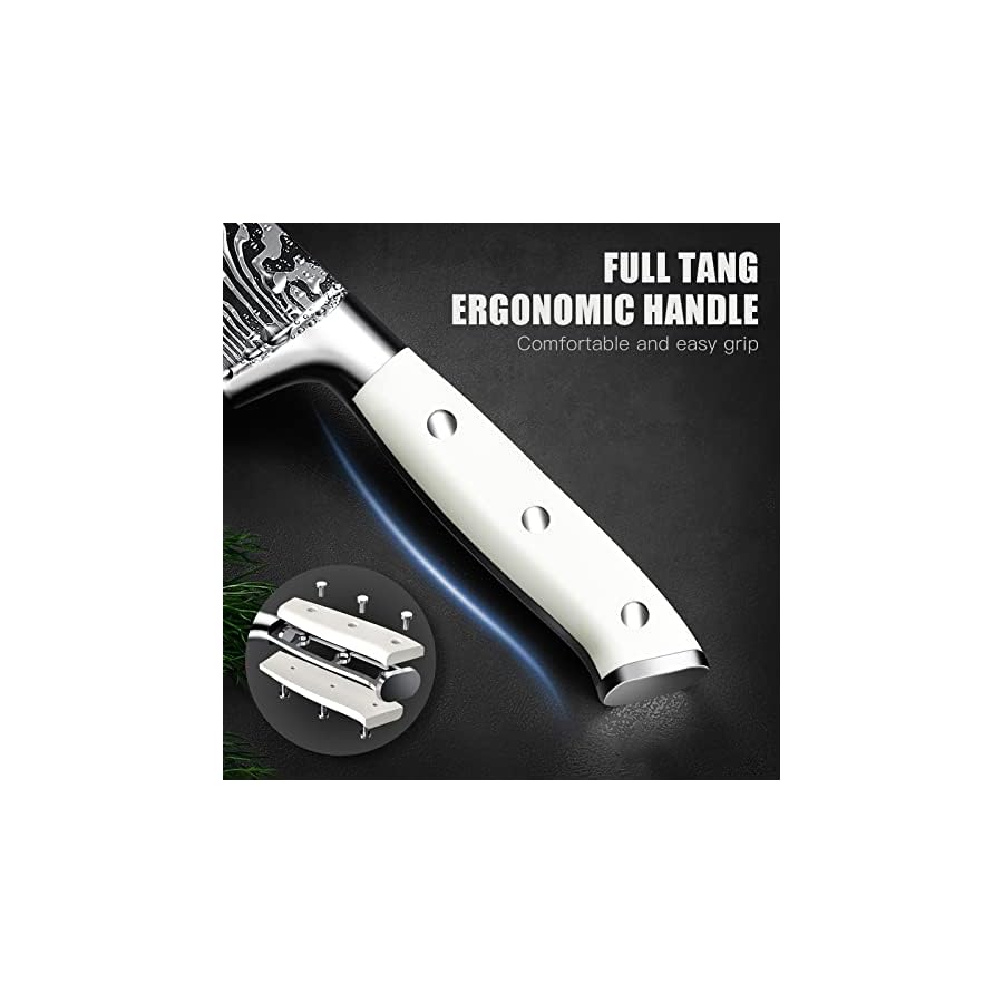 Professional-Chef-Knife-Set-7CR17MOV-German-High-Carbon-Stainless-Steel-Japanese-Knives-3PCS-8-Chefs-Knife-7Santoku-Knife-5-Utility-Knife-White-Sharp-Kitchen-Knife-Set-with-Gift-Box Topfeel 3PCS Professional Chef Knife Set, Ultra Sharp Japanese Kitchen Knife, German High Carbon Stainless Steel 8 inch chef's knives 7 inch Santoku Knife 5 inch Utility Knife with Gift Box