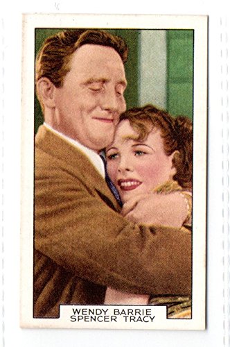 #SA2 - #21 Wendy Barrie & Spencer Tracy - Film Parners (Gallaher) - Single Original cigarette Card