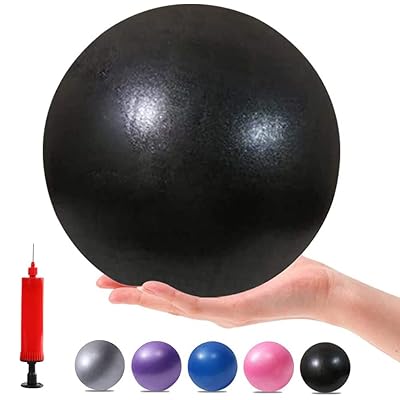 Petite balle de pilates de 22,9 cm - Mini balle d'exercice pour gym