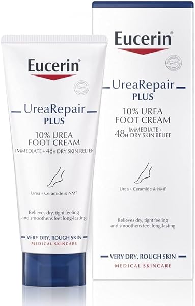Eucerin UreaRepair Plus 10% Urea Foot Cream 100ml, Intensive Moisturising Foot Treatment for Dry, Cracked Feet and Heels, with Ceramide & Natural Moisturising Factors, Fast-Absorbing Moisturiser - 2