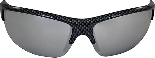 Miniatura 2 de AlterImage Guardian Wraparound - Lentes de sol retro deportivos y de motocicleta para hombres o mujeres, montura gris sin montura con puntas de goma