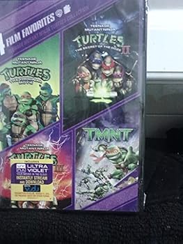 DVD Teenage Muntant Ninja Turtles 4 Movie Pack Book