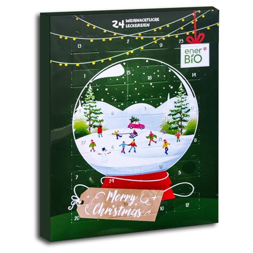 ener Bio Adventskalender mit handgemachten Leckereien Schoko Weihnachts...