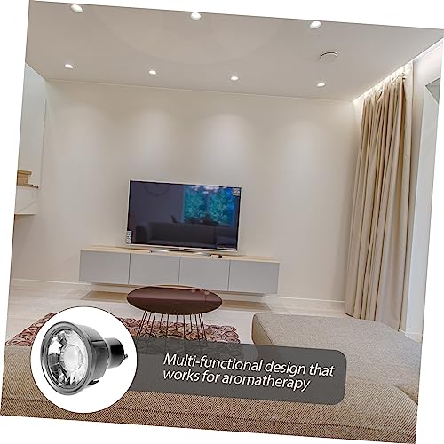 Uonlytech Spotlight 4pcs Aromatherapy Melting Wax Lamp Wax Burner Light Bulbs Candle Warmer Lamp Bulb Wax Warmer Light Bulb Wax Lamp Bulb Led Gu10 Bulbs Lamp Beads Aluminum Warm Light Bulb