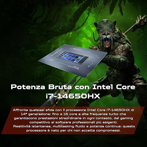 TUF Notebook Gaming 16" WUXGA | IIntel Core i7-14650HX | RTX 5050 8GB | 16 GB RAM DDR5 | SSD 512 Nvme | Win 11 | Laptop Gaming Nuovo | Tastiera RGB Italiana | HDMI | Wi-Fi 6 | Bluetooth 5.3 - Notebook - Immagine 4