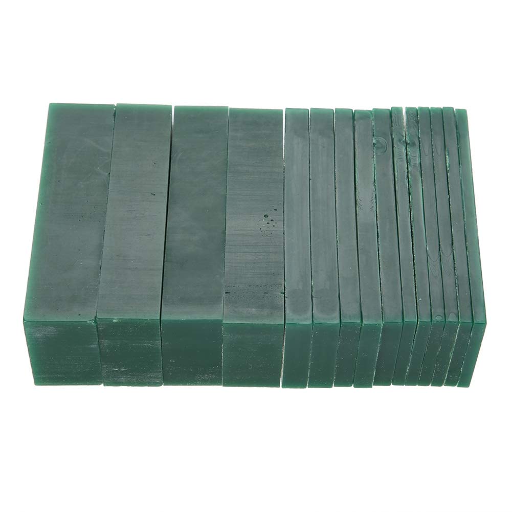 Incisione di Gioielli in Cera Verde con Intaglio Spesso, Stampo per Anelli con Tubi e Cima Piatta