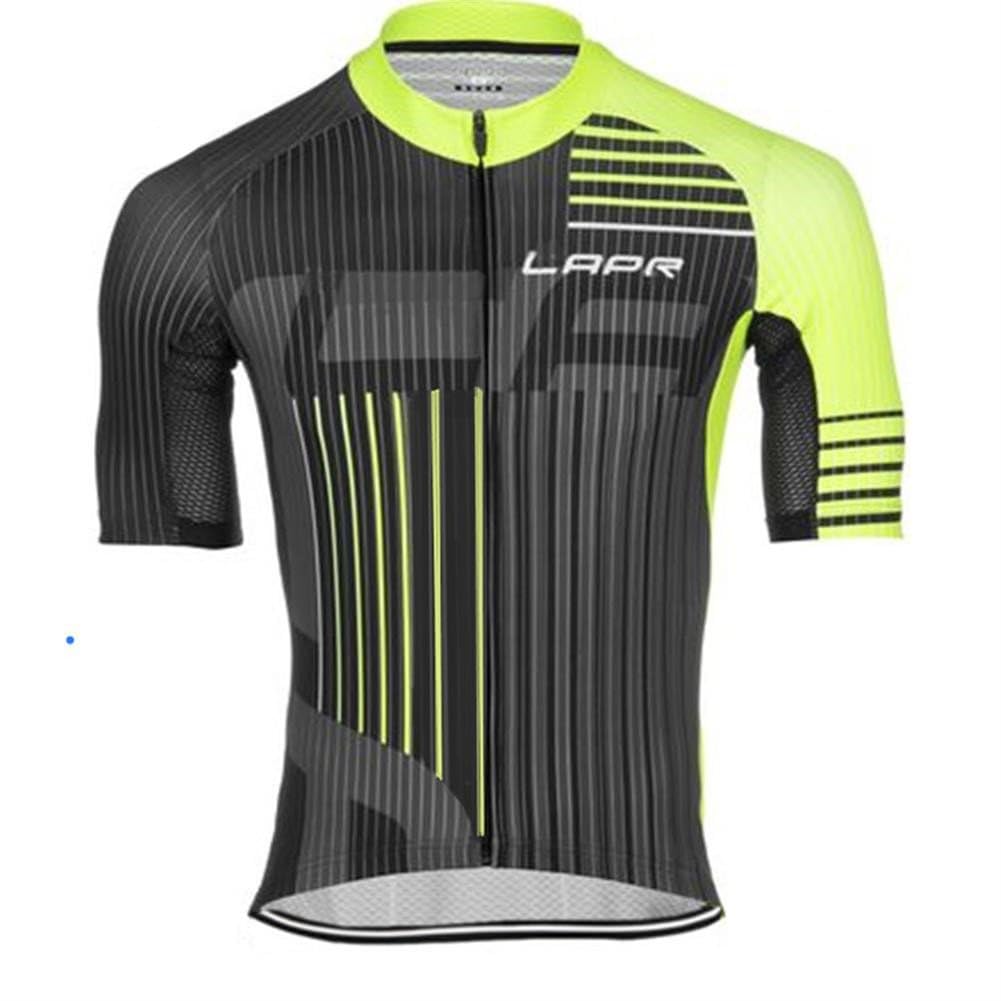 VeloZenith Abbigliamento Ciclismo da Uomo Estiva,Maglia Manica Corta Con 3 Tasche+3D Gel Pantaloncini,Traspirante Sportivo Ciclismo Moda Set per Mountain Bike Tuta MTB