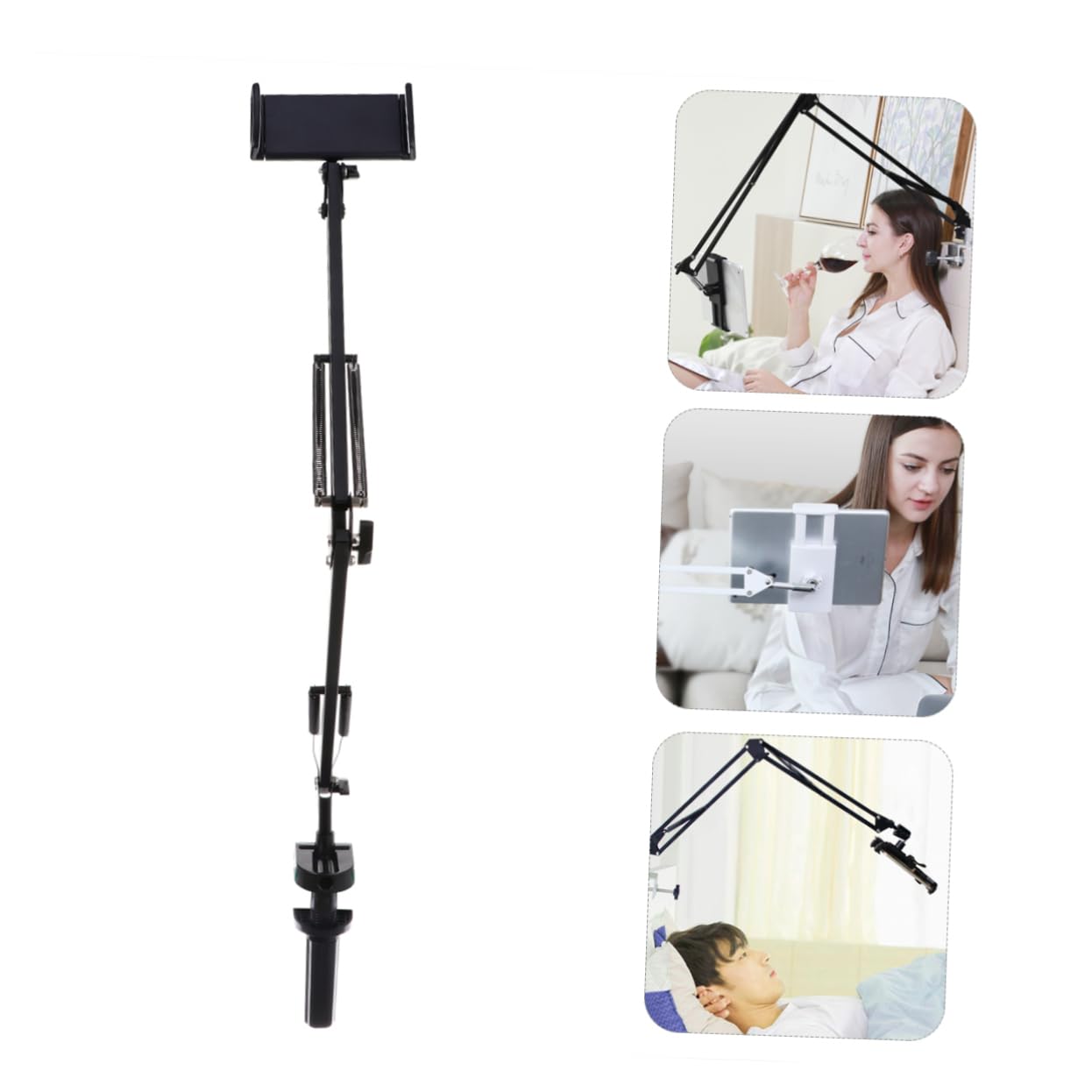 Clip para Soporte Teléfono Brazo Articulado Rotación Tableta Soporte Celular