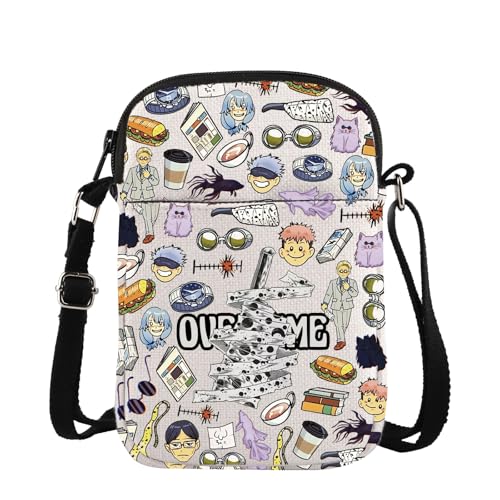TSOTMO Anime Merch JJK Merch Kento Merch Overtime Bolsa transversal para fãs de anime Kento Presente (OVERTIME Cross)
