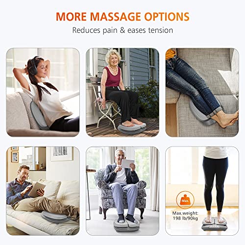 Snailax Cordless Handheld Back Massager And Vibration Foot Massager With Heat Bundle | Deep Tissue Percussion Massager,Rechargeable Hand Held Massager And Adjustable Vibration Speed Foot Massager #TOP7