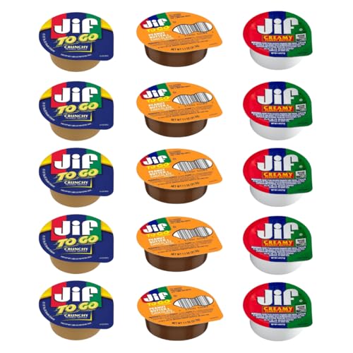 To Go Cups Peanut Butter (3 Flavor/15 Count) - Creamy,