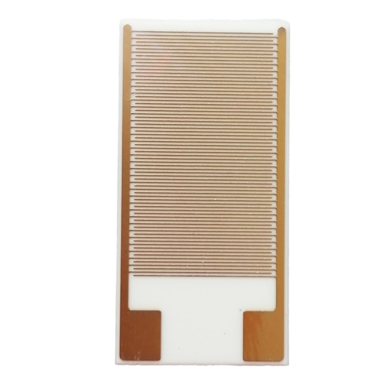 Electrodo de oro interdigitado de cerámica de alúmina (IDE de 100 μm) - Electrodo de peine