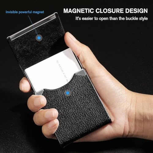 Image of Zibuyu Business Card Holder Metal Visiting Wallet Cards Holder