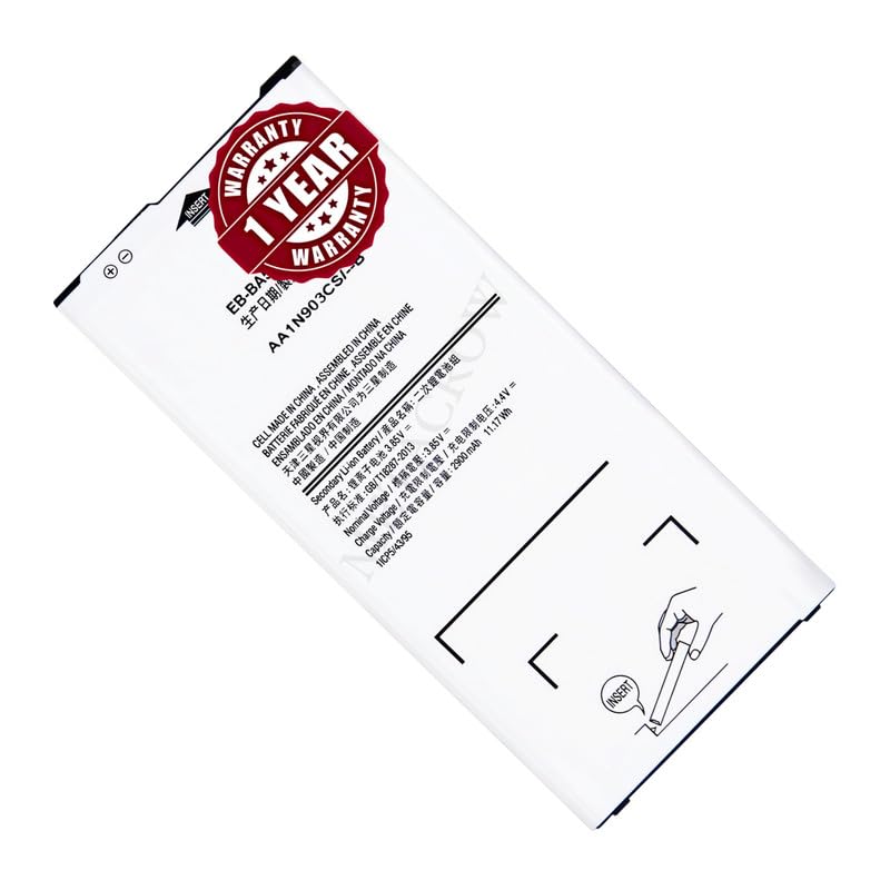 Image of Original EB-BA510ABE Battery Compatible for Samsung Galaxy A5 (2016) (SM-A510F) - (2900mAh) - 1 Year Warranty JK1