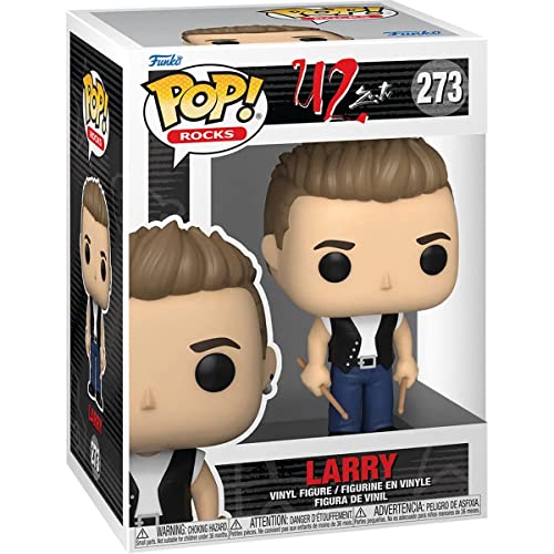 POP Rocks: U2, ZooTV – Larry Mullen Funko Pop Figurine en vinyle (livrée avec étui de protection compatible Pop Box), multicolore, 9,5 cm - Les Beatles, Paul McCartney, John Lennon, RIngo Starr, George Harrison POP Rocks: U2, ZooTV - Larry Mullen Funko Pop Figurine en vinyle (livrée avec étui de protection compatible Pop Box), multicolore, 9,5 cm – Image 3