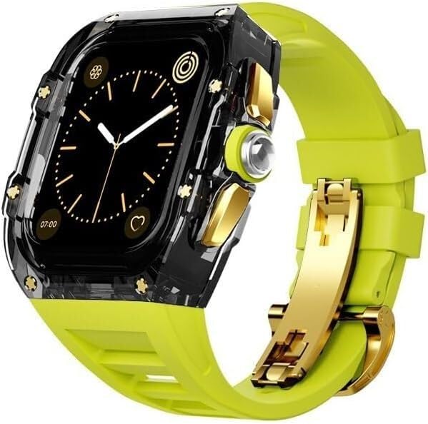 Kit correa Apple Watch Ultra antichoque con carcasa integrada transparente