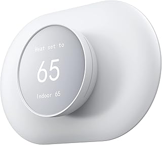 Compatible with Google Nest Thermostat 2020 Wall Plate Cover, Nest Trim Kit Compatible with Google Nest Thermostat, Nest Thermostat Plate, Easy Installation
