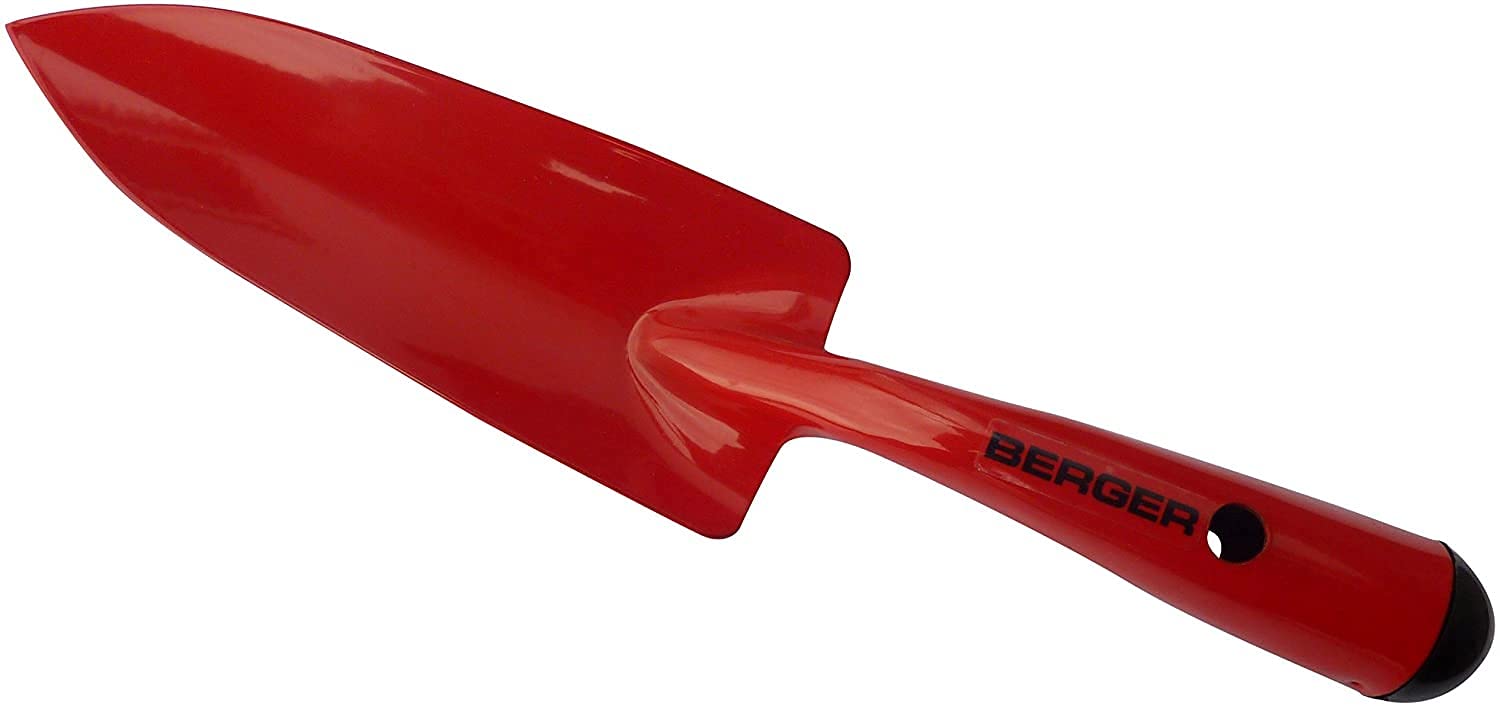 BERGER Trowel 5610 Made of Metal Garden Shovel with a Working Width of 6 cm