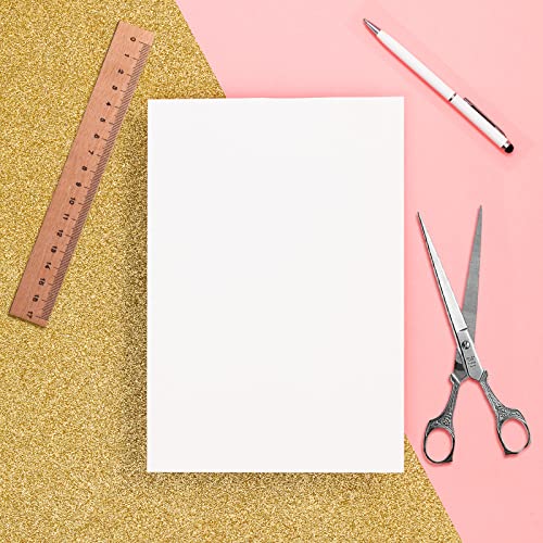 25Sheets White Cardstock Paper, 8.5 X 11 Card Stock For Cricut, Thick Construction Paper For Card Making, Scrapbooking, Craft 90 Lb / 250 Gsm #TOP5