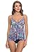 Profile by Gottex Women's Global Beat Flyaway Tankini