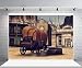 Produktbild GzHQ 10x6.5ft Vinyl Hintergrund Fotografie Hintergrund Holzstadt Alte Alte Wagon Wild West Szene Banic House Holz Grunge Hintergrund Kinder Baby Persönliche Back Drop Foto Portrait