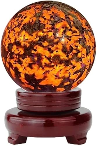 Bola de cristal de piedra natural Yooperlita 5A+, esfera de cristales, bolas mágicas, poderosas, piedras curativas energéticas para chakras de
