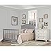 Dream On Me Ella 5-in-1 Full Size Convertible Crib in Storm Grey, Greenguard Gold Certified