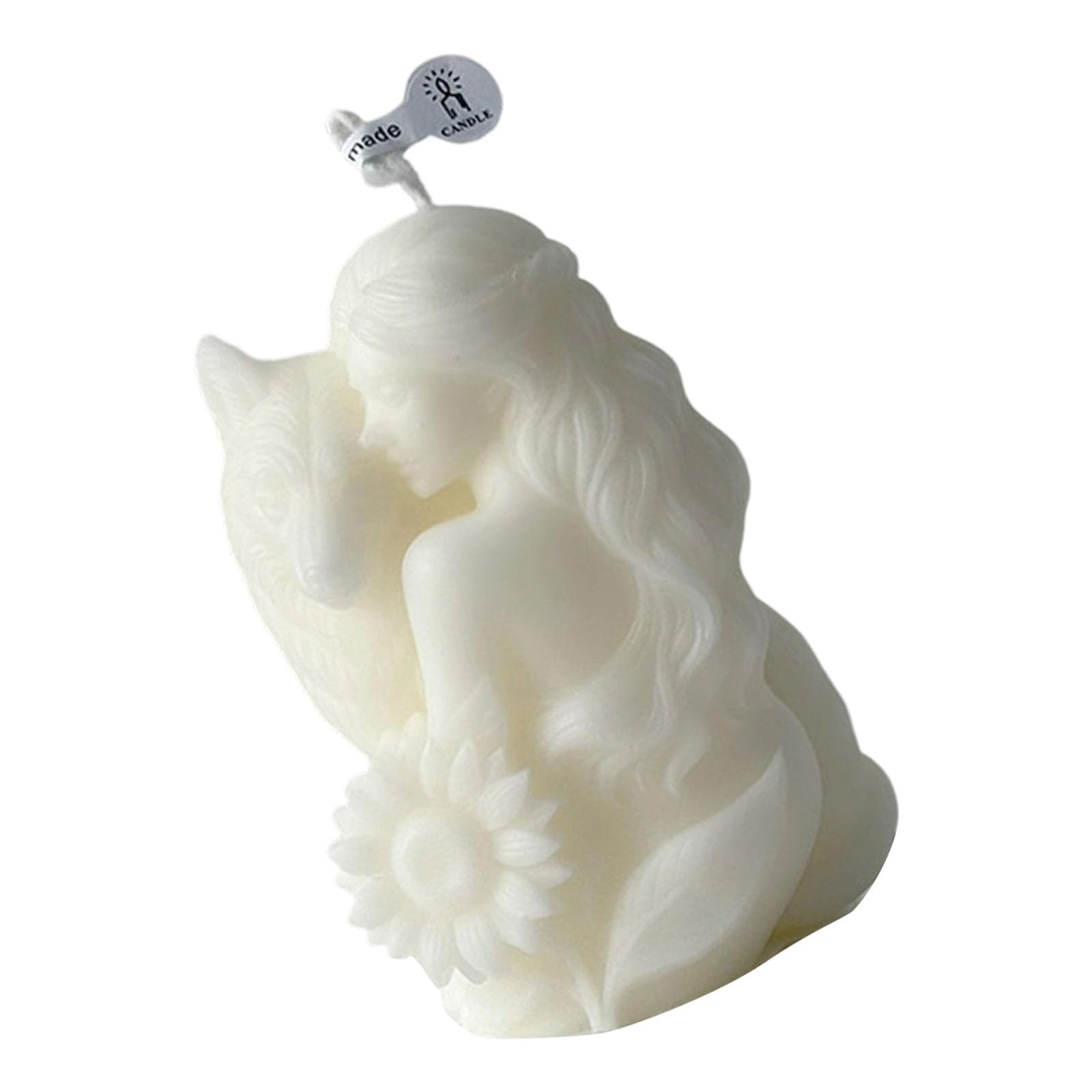 Soys Waxes Decorative Home Decorations Fashion Aromatherapys Candled Ornament Wolf Girl Shape Scented Scented for Women Men Aromatherapys Gift