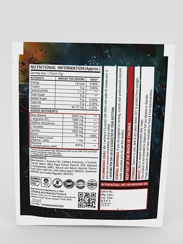 Image of Muscle Club Ring Man Pre-Workout Pack Of 3 | AMP Powered | By The Great Khali | High Stim Preworkout with 2000mg Beta-Alanine & 200mg Caffeine | Energy & Focus Booster