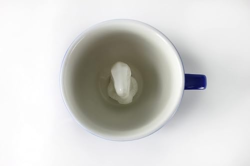 Miniatura 2 de Creature Cups T-REX - Taza de cerámica (11 onzas, verde oscuro)  Taza oculta en el interior de animales 3D  Regalo para los amantes de los