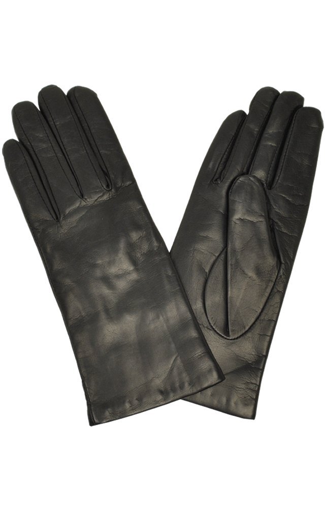 アントニオムローロ　イタリア製ニット×ナッパ革　ロング手袋　注意ほつれあり。 アントニオムローロ イタリア製ニット×ナッパ革 ロング手袋 注意ほつれ