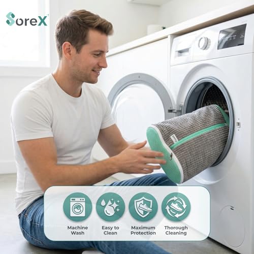 Sorrex Shoe Washing Machine Bag with Zippered Pocket by SORREX - Image 7