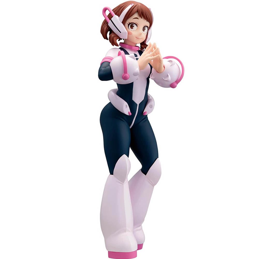 Zhongkaihua Uraraka Ochako figurka stojąca PCW figurka kolekcjonerska 23 cm | MHA Manga Merch Action Fgiure, prezentacja modelu anime na biurku i szafce, idealny prezent urodzinowy dla fanów MHA