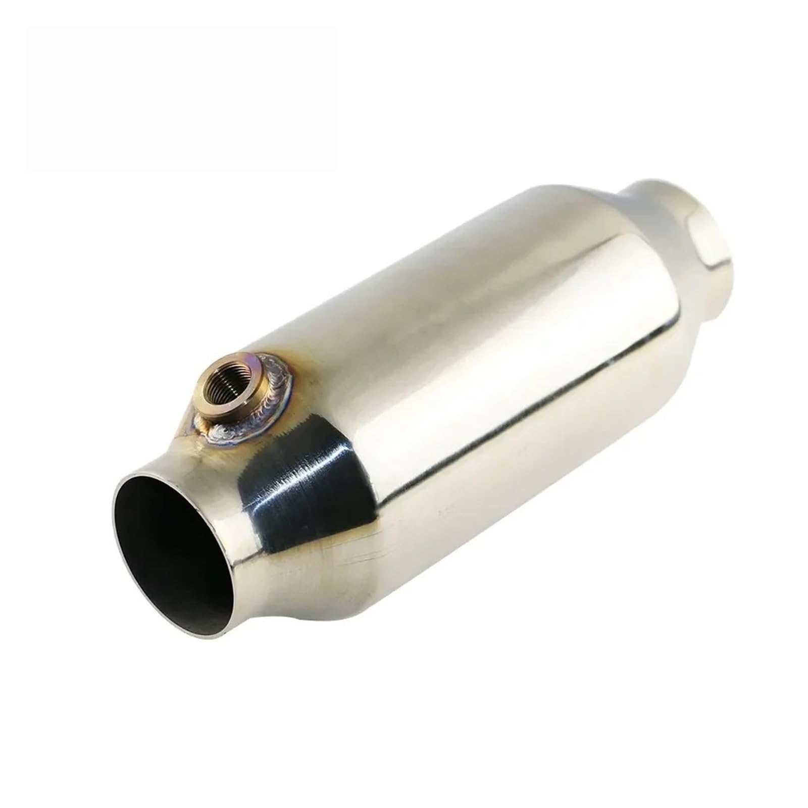 Układ Wydechowy Samochodu 57mm Wlot Wylot Metalowy Katalizator Uniwersalny Samochodowy O Wysokim Przepływie Uniwersalny katalizator z wlotem/wylotem