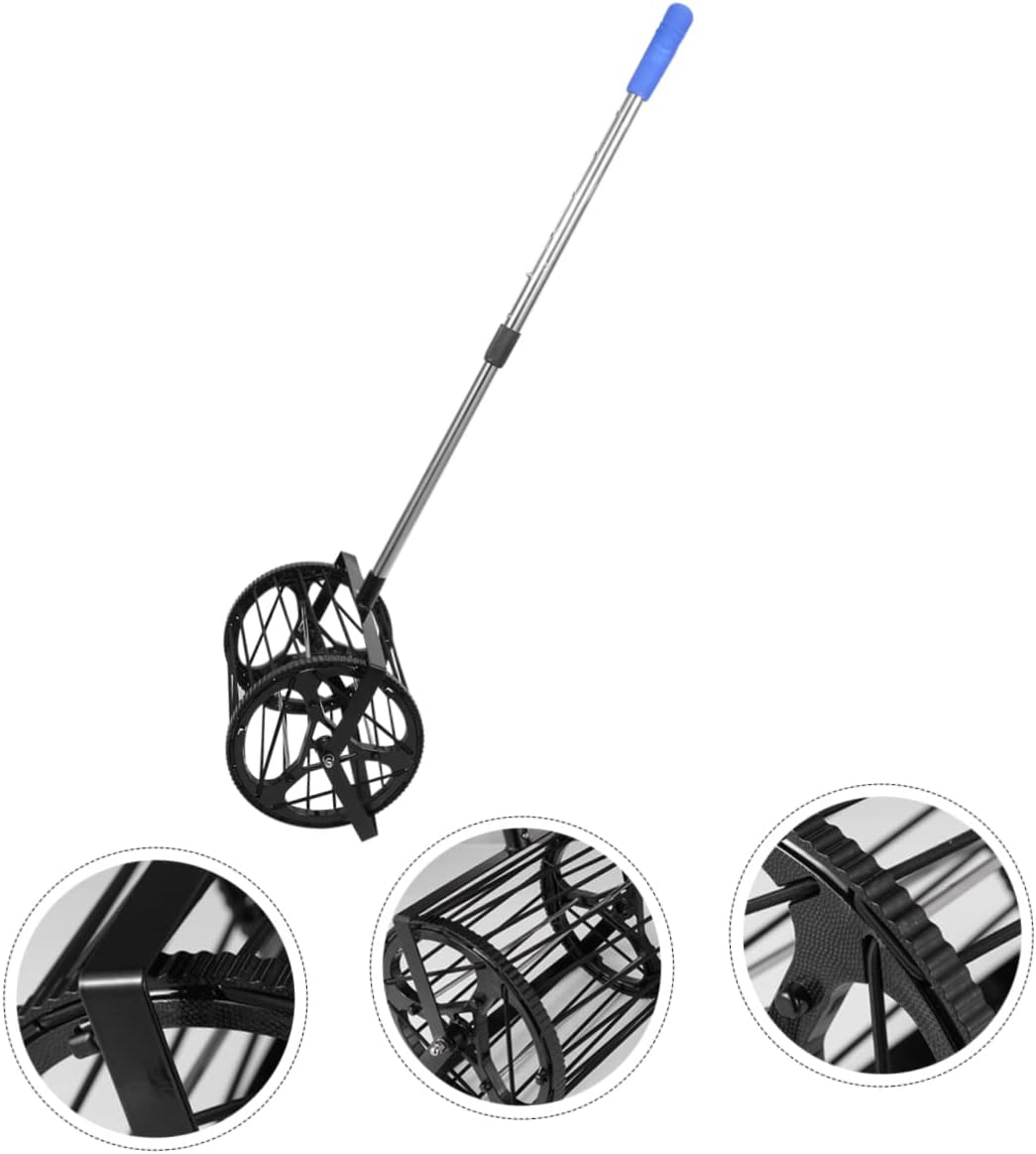 Drum Type Table Tennis Ball Picker Lightweight Capacity Catch Net for Smooth Rolling Design for Easy One-Hand Use