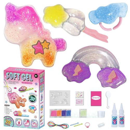 TECHEEL Squishy Maker,Squishy DIY Set Squishies DIY Squishies Exprimir Juguetes Juegos Unicornio Sensorik Squeeze Toys para niños y adultos
