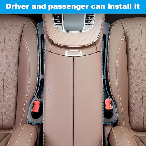 2er-Pack Aufbewahrungsbox für Autositz-Lückenfüller, 40,9 x 6,5 cm Autositz-Lückenfüller, aufbewahrungsbox für autositze, sitzspaltfüller auto, autositz lückefüller organizer, car seat gap box