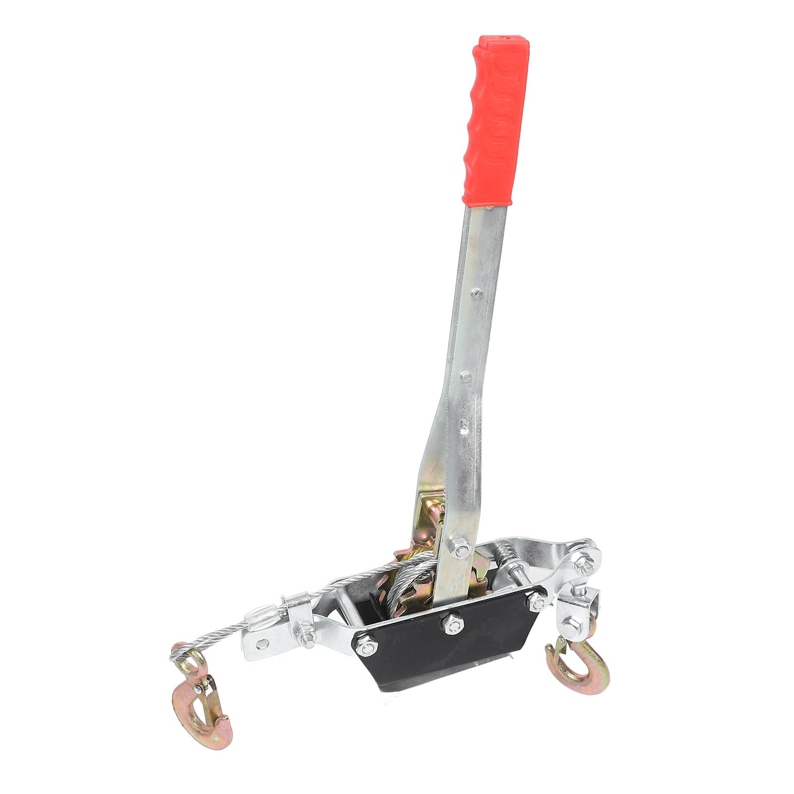 Tenditore Filo in Metallo ad Alto Carbonio Rosso per Tensionare Cavi Strumenti Manuali Facile Installazione e Uso per Fissaggio a Morsetto e Trazione Cavi
