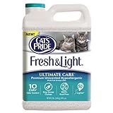 Cat's Pride C47712 Fresh and Light Ultimate Care Premium Unscented Hypoallergenic Multi-Cat Scoop Litter, 12-Pound