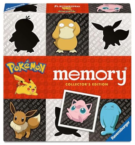 Ravensburger - Jeu Educatif - Collectors' Memory® - Pokémon - Un Premier Jeu éducatif mêlant Observation, Association et mémorisation - A partir de 6 Ans...